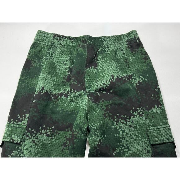 And1 Men's Green Pixeled Camoflage Cargo Jogger Sweatpants - Size S - Picture 4 of 6